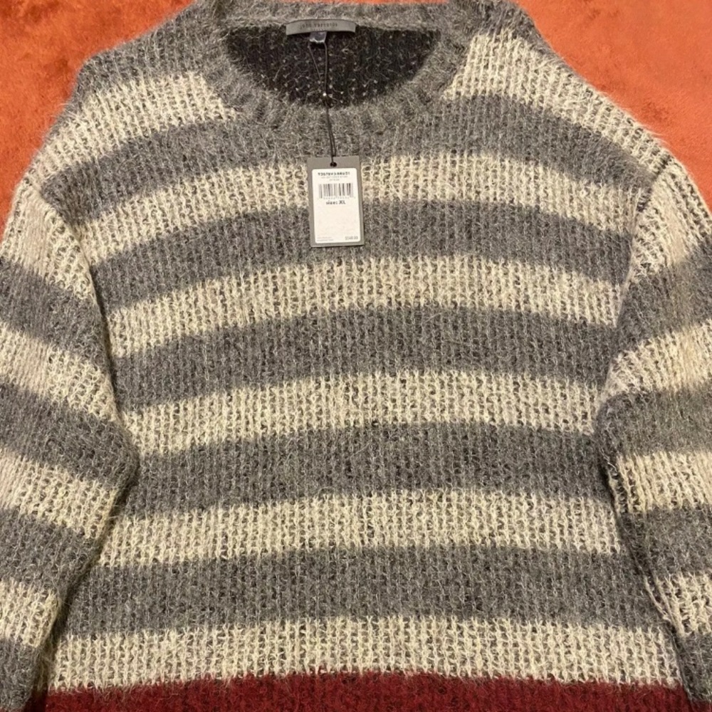 John Varvatos Grey Heather sweater